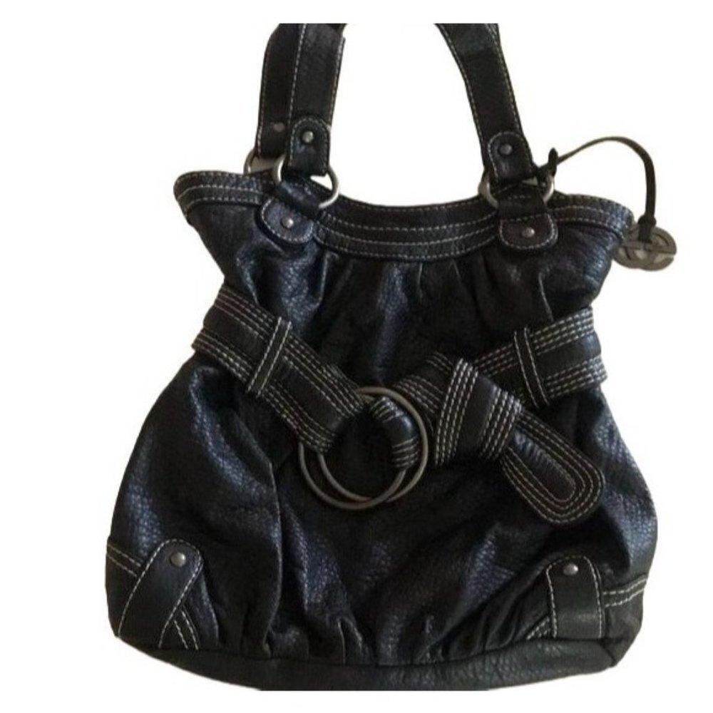 MARCECKO Handbag, Women,  Black  Stylish Exterior, Red Interior, 2 straps
